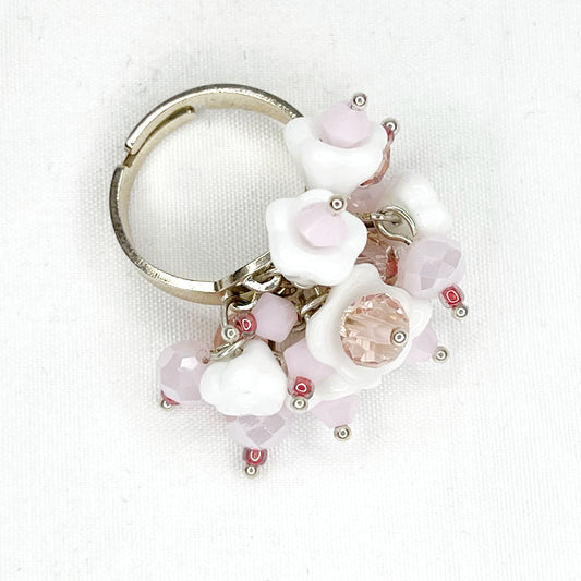 Cherry Blossom Cluster Ring