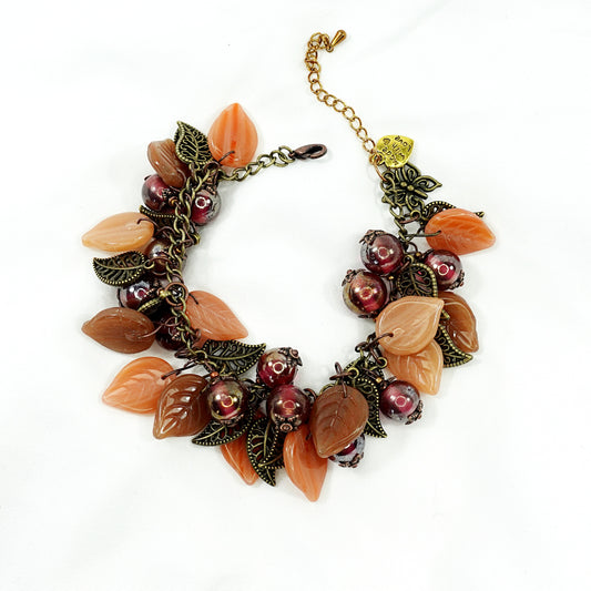 Autumn Berries Cluster Bracelet